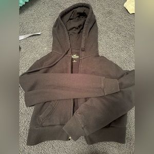 Hollister Cropped Zip Up
